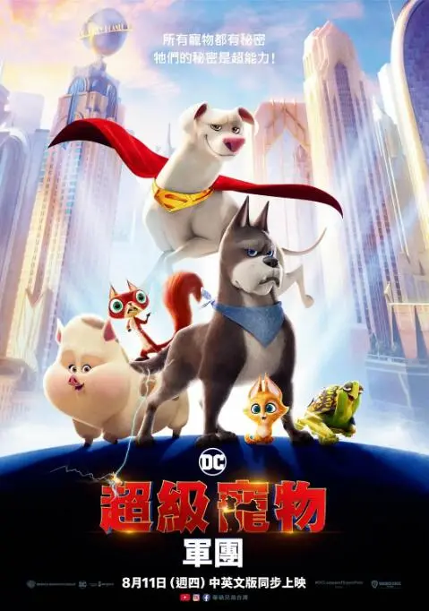 《DC萌宠特遣队》：超能力毛孩拯救世界？爆笑又暖心的冒险之旅！